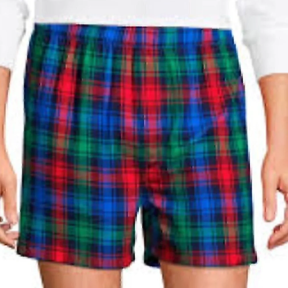 Lands' End Men's Classic Fit Flannel Boxers size small